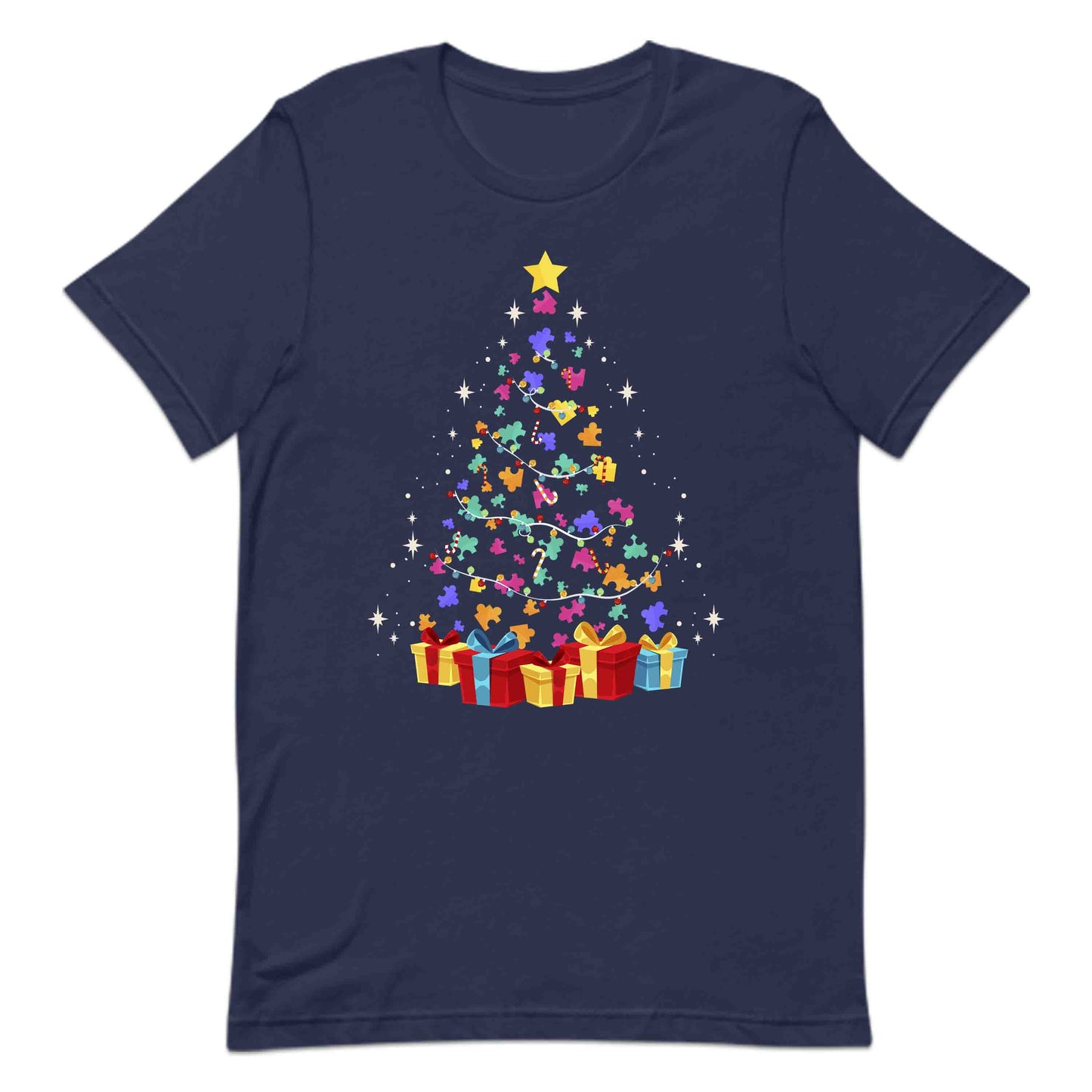 Autism Awareness Christmas Tree Autistic Xmas | PRODUCT CODE: SAUTMWRNCH