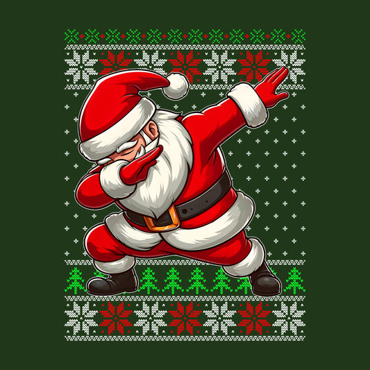 Dabbing Santa Claus Christmas Cool Santa Dab Dance Xmas | PRODUCT CODE: SBNGTACLFNY