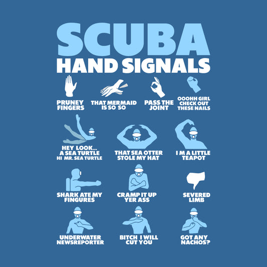 Scuba Hand Signals Ocean Adventure | PRODUCT CODE: SCBAHNDGL