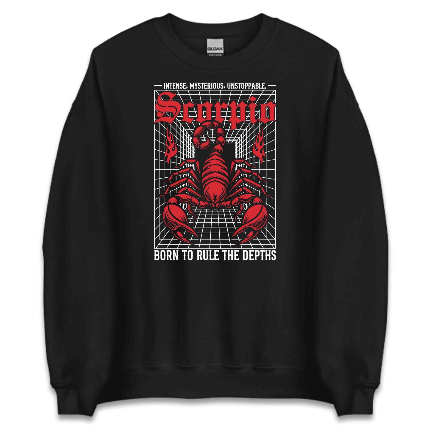Scorpio Zodiac Red Scorpion Fiery Astrology Style | PRODUCT CODE: SCPZDICRDEPOF