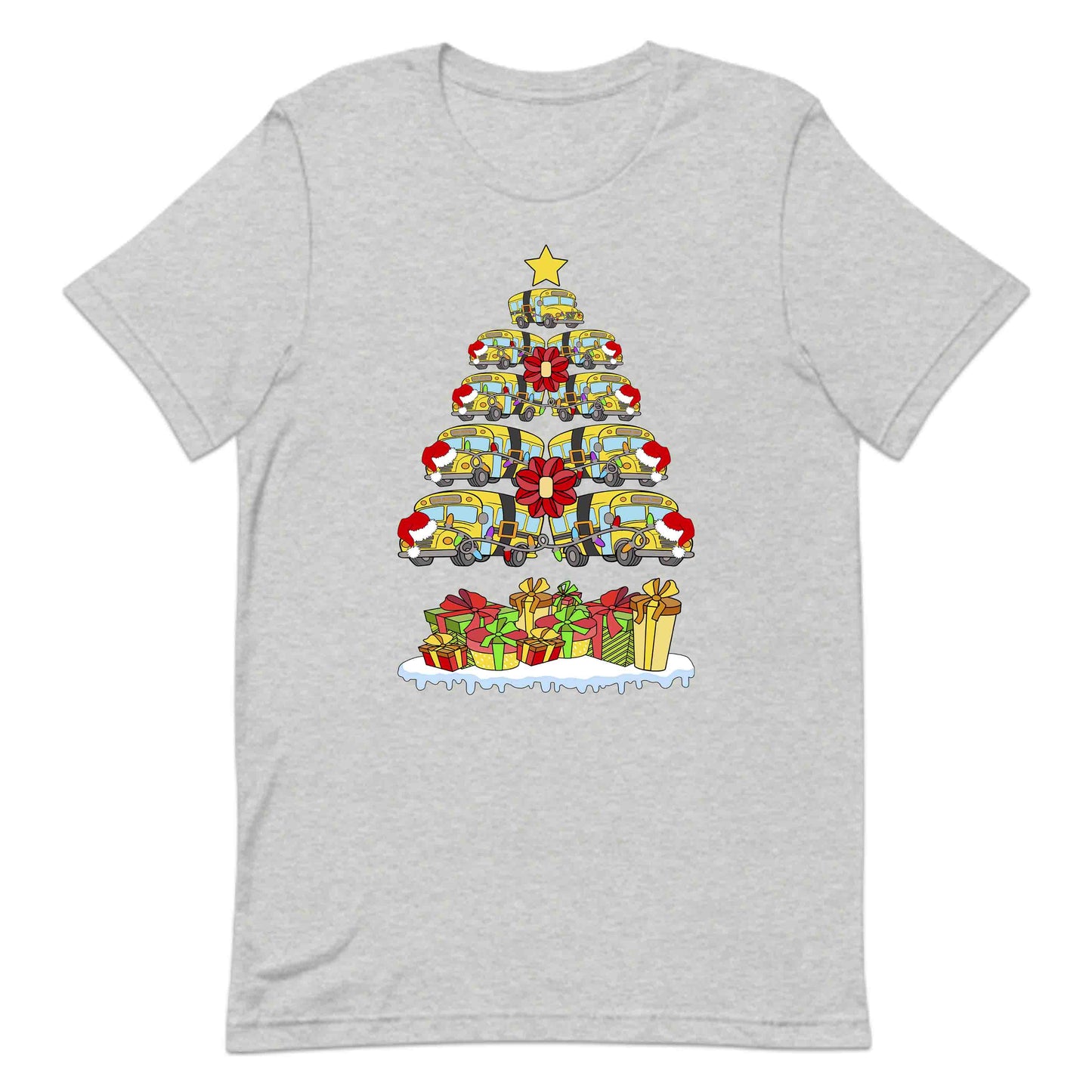 School Bus Christmas Tree Merry Xmas Bus Drivers | PRODUCT CODE: SHLOBUCHRMTE