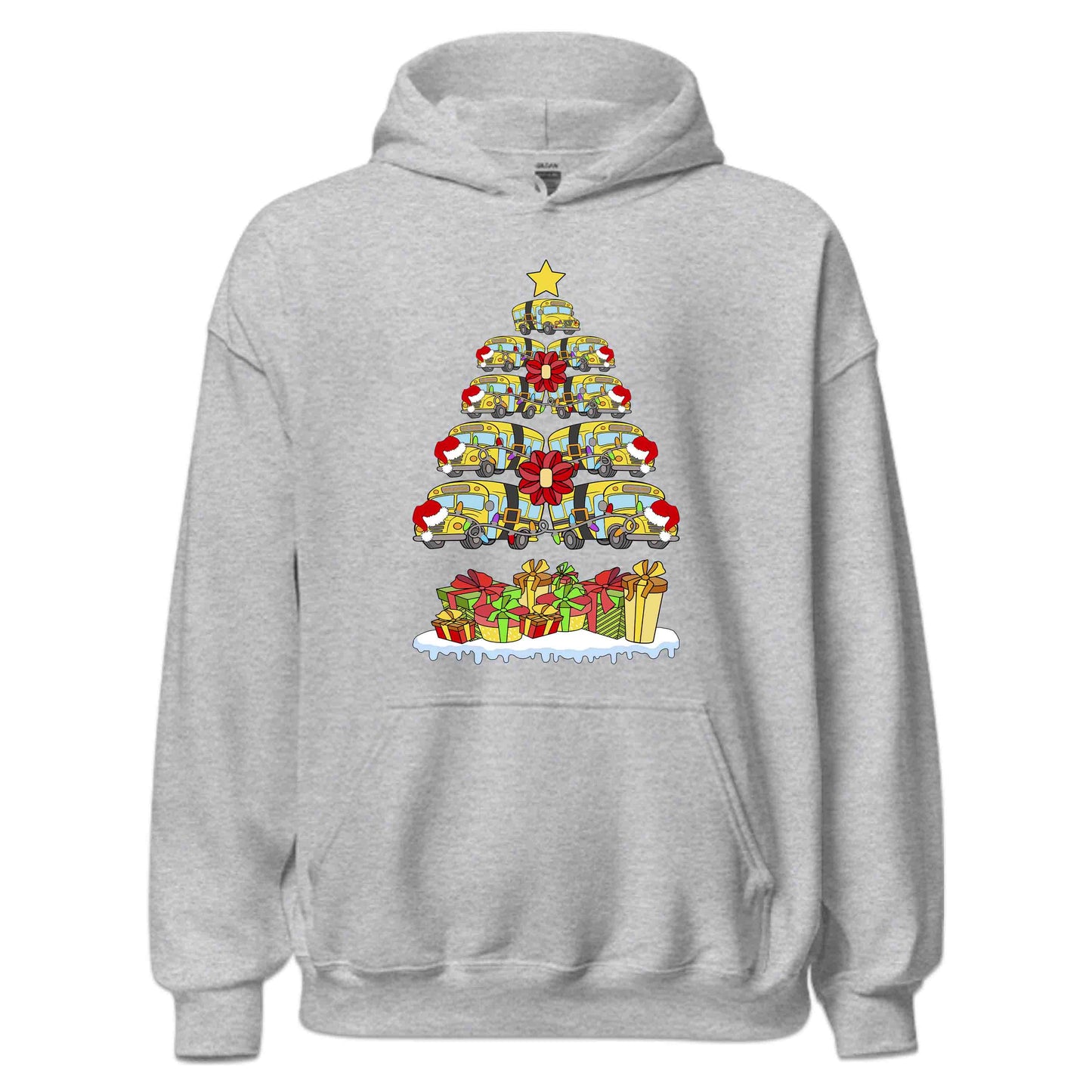 School Bus Christmas Tree Merry Xmas Bus Drivers | PRODUCT CODE: SHLOBUCHRMTE