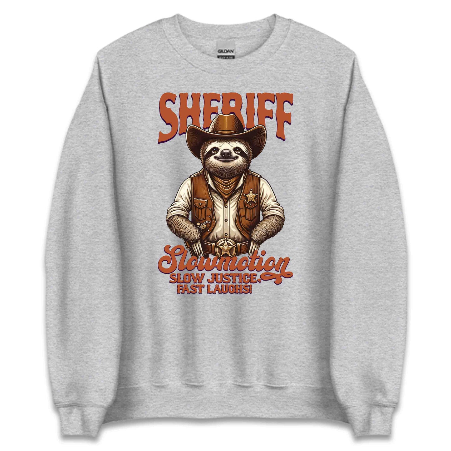 Sheriff Slowmotion Sloth Slow Justice Fast Laughs Quirky Western Animal | PRODUCT CODE: SHREWTNMOHA