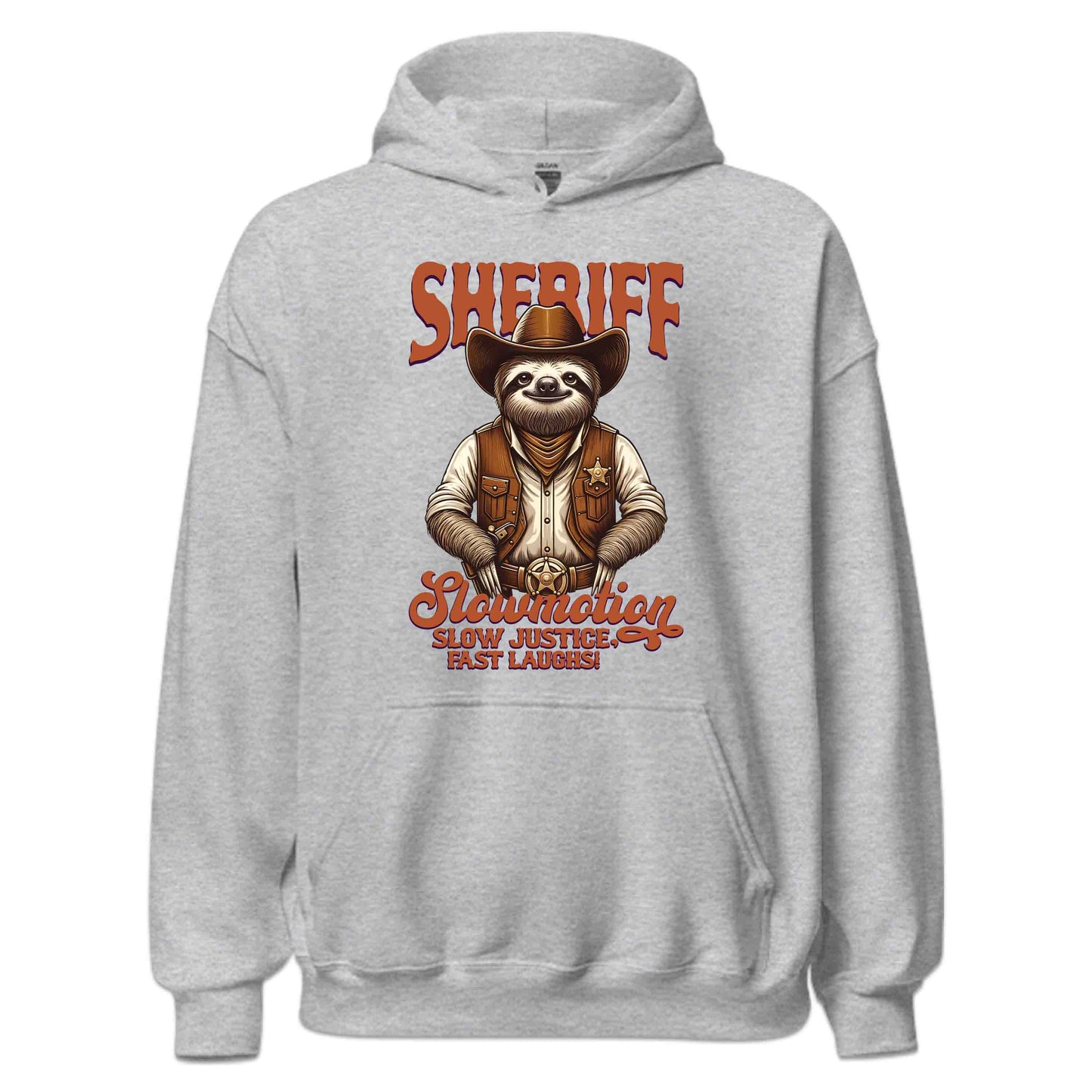 Sheriff Slowmotion Sloth Slow Justice Fast Laughs Quirky Western Animal | PRODUCT CODE: SHREWTNMOHA