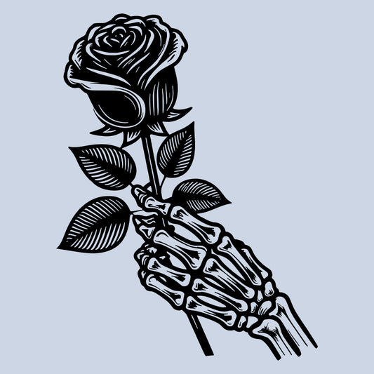Gothic Rose Floral Skeleton Hand | PRODUCT CODE: SKETRSEOH