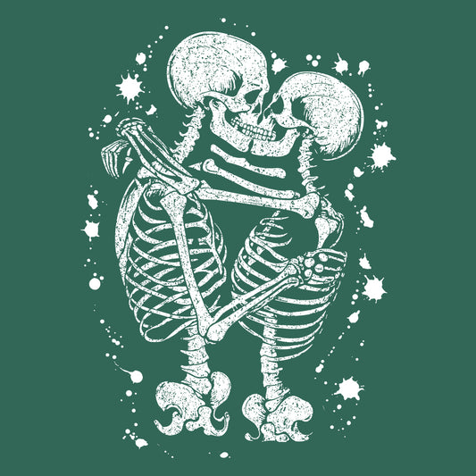 Skeletons Kissing Gothic Romantic | PRODUCT CODE: SKLTNGSRM