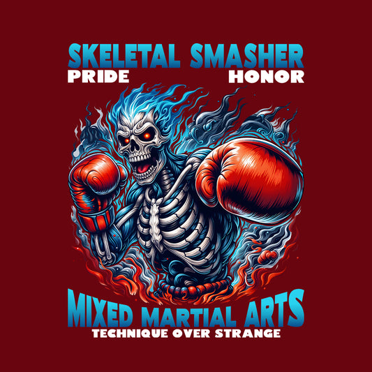 Skeletal Smasher MMA Fiery Boxing Skeleton | PRODUCT CODE: SKMRTASFBXOGP