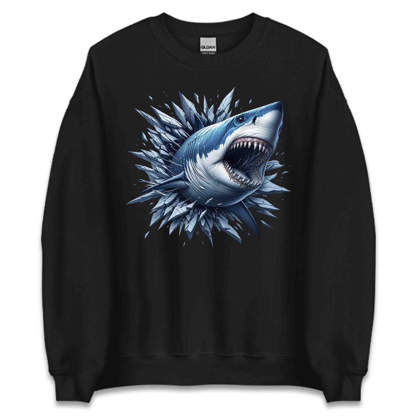 Shark Breaking Through Ice Epic Shark Attack 3D Great White Shark | PRODUCT CODE: SKRHBKMRICEP