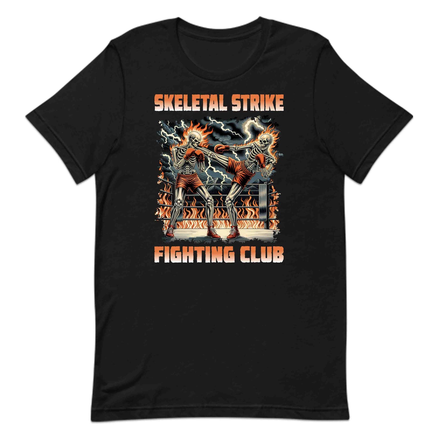 Skeletal Strike Fighting Club Intense Battle Scene | PRODUCT CODE: SKTELNRKEGGNC