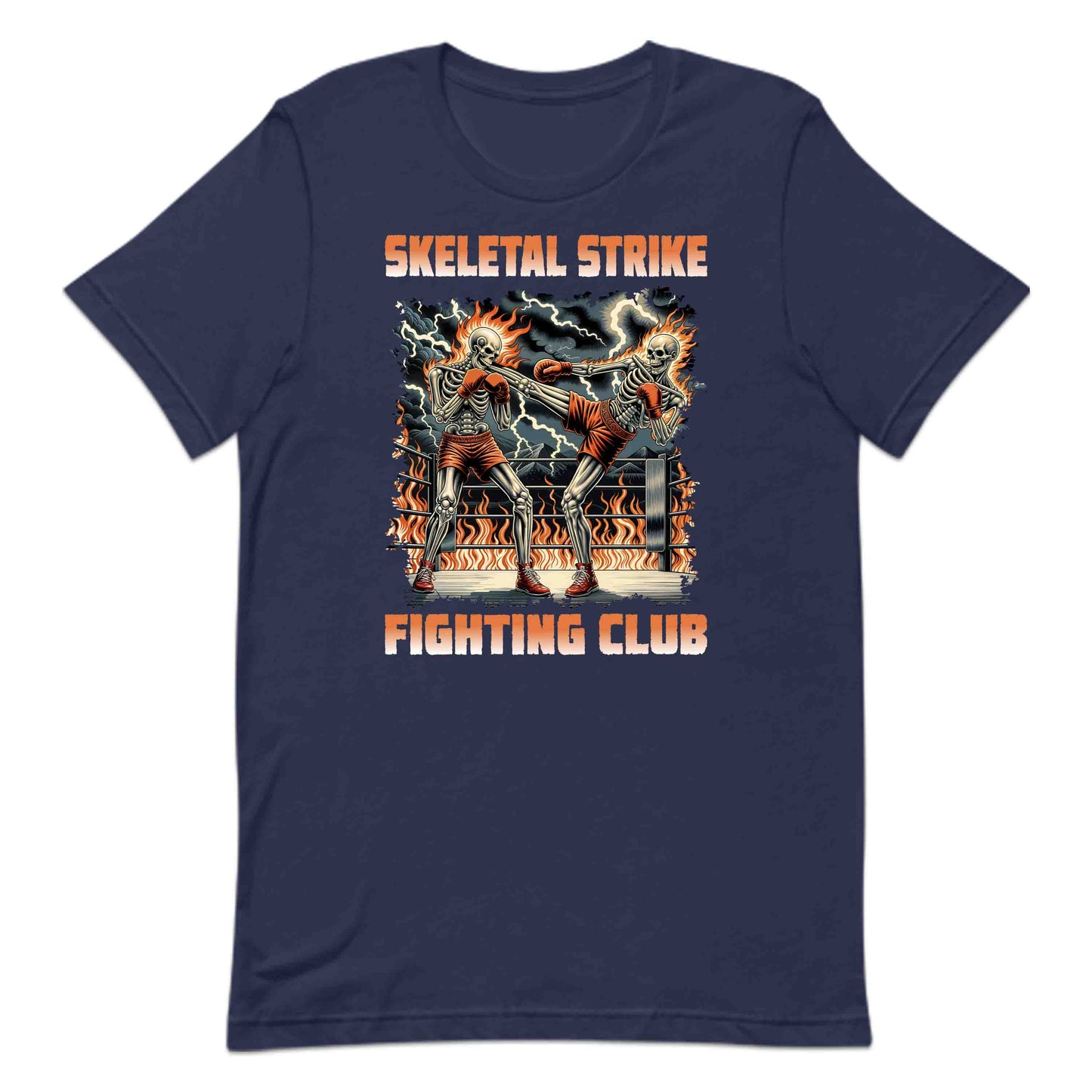 Skeletal Strike Fighting Club Intense Battle Scene | PRODUCT CODE: SKTELNRKEGGNC