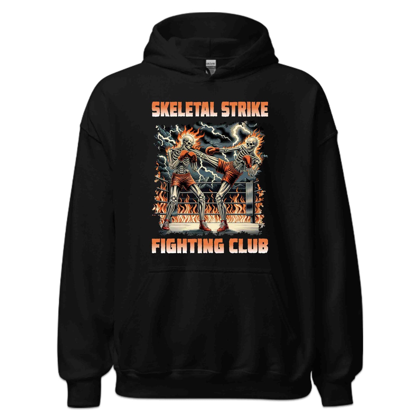 Skeletal Strike Fighting Club Intense Battle Scene | PRODUCT CODE: SKTELNRKEGGNC