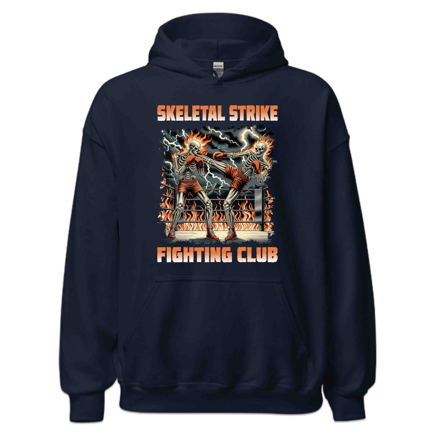 Skeletal Strike Fighting Club Intense Battle Scene | PRODUCT CODE: SKTELNRKEGGNC