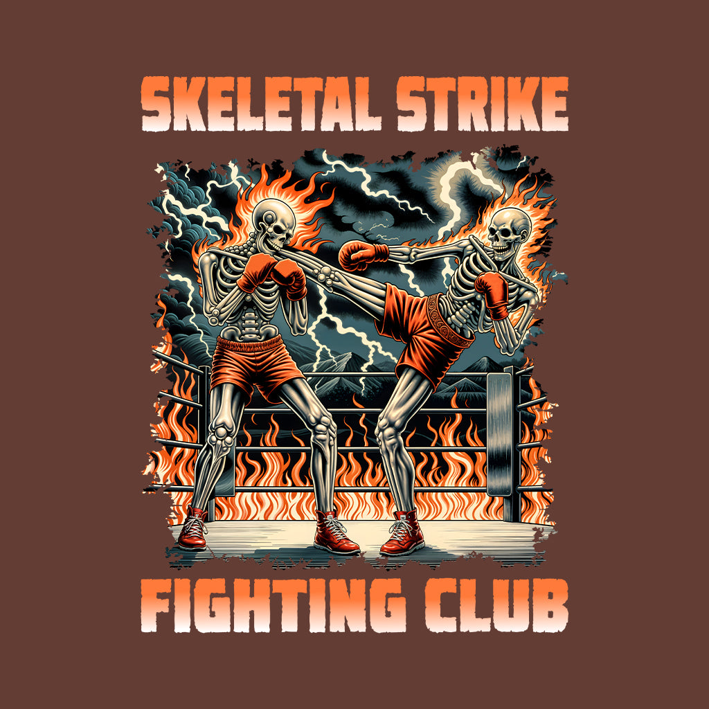 Skeletal Strike Fighting Club Intense Battle Scene | PRODUCT CODE: SKTELNRKEGGNC