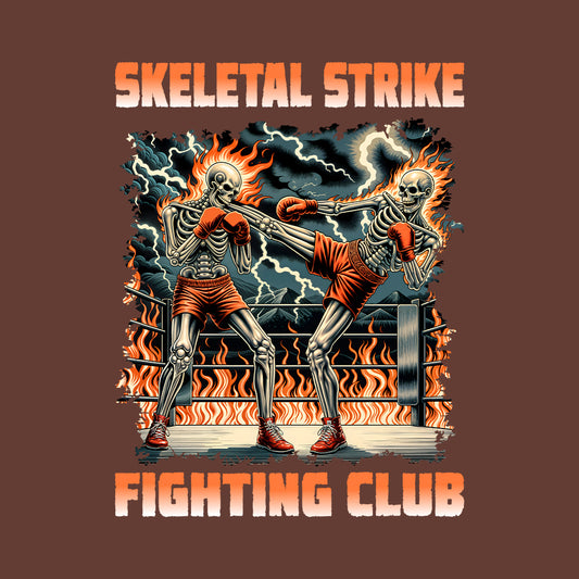 Skeletal Strike Fighting Club Intense Battle Scene | PRODUCT CODE: SKTELNRKEGGNC