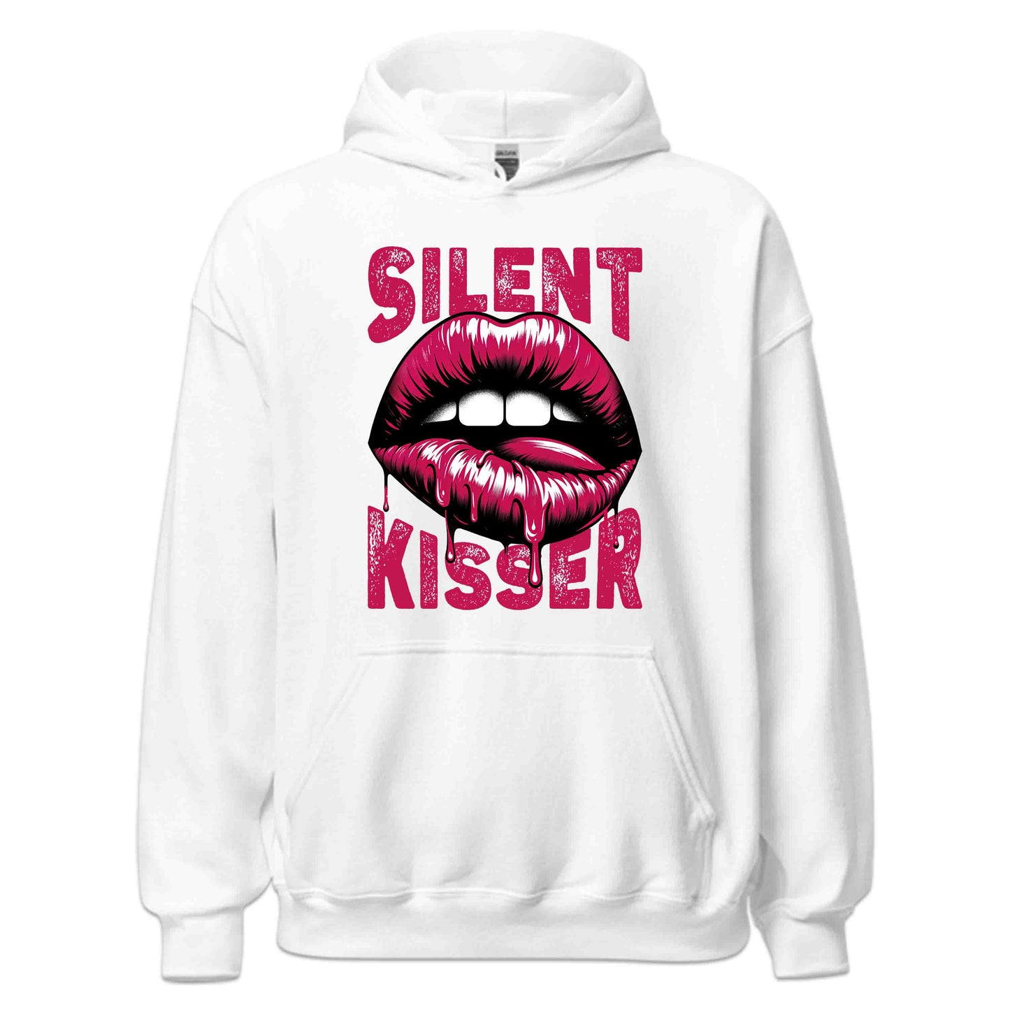 Silent Kisser Dripping Lips Art Gothic Punk and Rock Styles | PRODUCT CODE: SLTNEKSREDRP