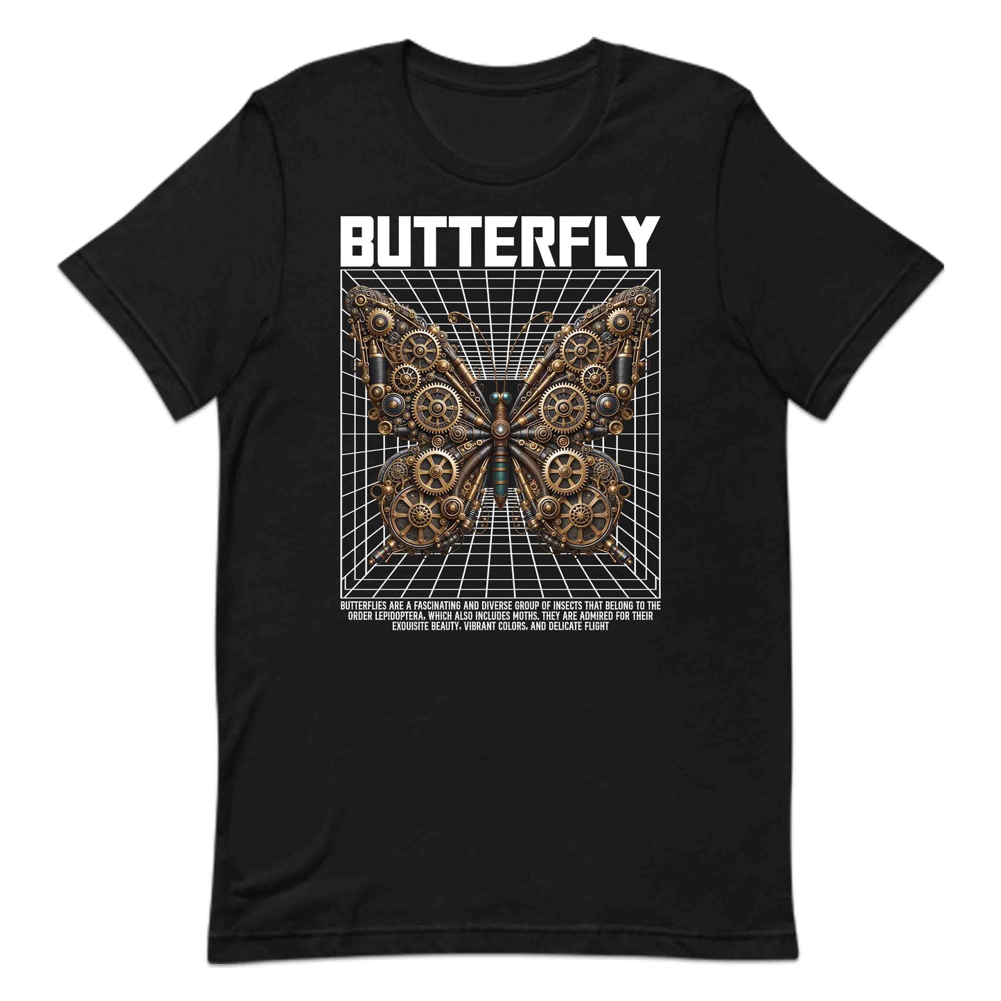 Mechanical Steampunk Butterfly Cyberpunk-Inspired Retro Futuristic Butterfly | PRODUCT CODE: SMCHENABUTFY