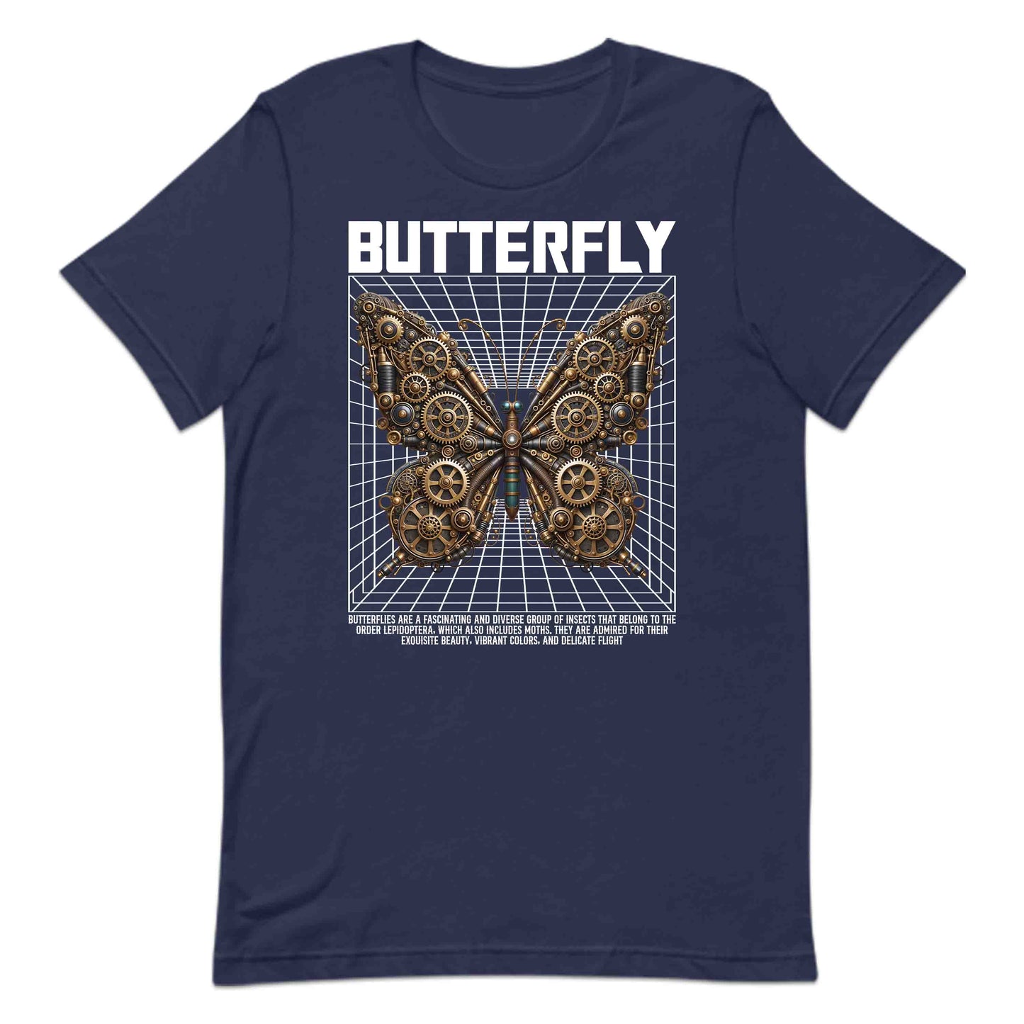Mechanical Steampunk Butterfly Cyberpunk-Inspired Retro Futuristic Butterfly | PRODUCT CODE: SMCHENABUTFY