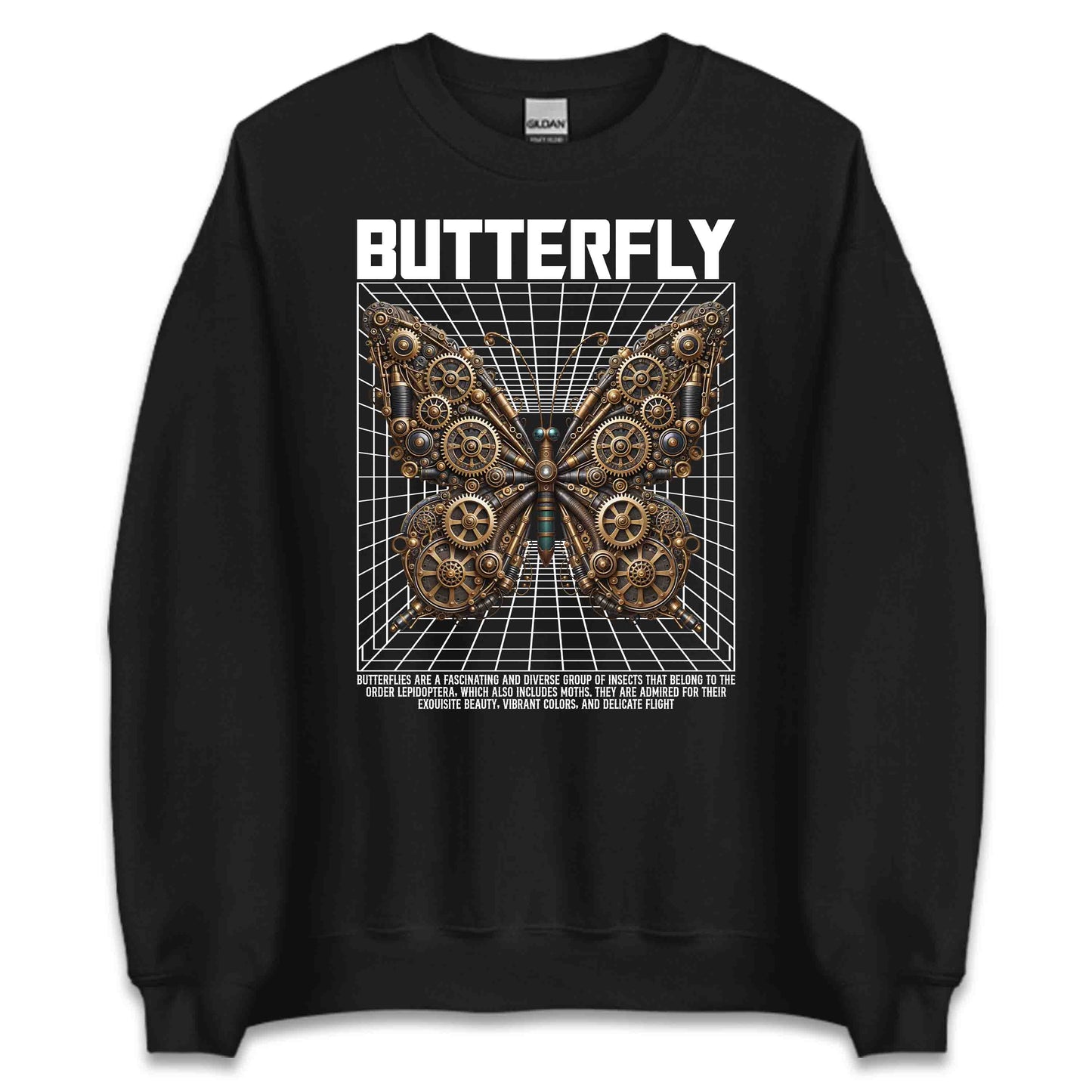 Mechanical Steampunk Butterfly Cyberpunk-Inspired Retro Futuristic Butterfly | PRODUCT CODE: SMCHENABUTFY