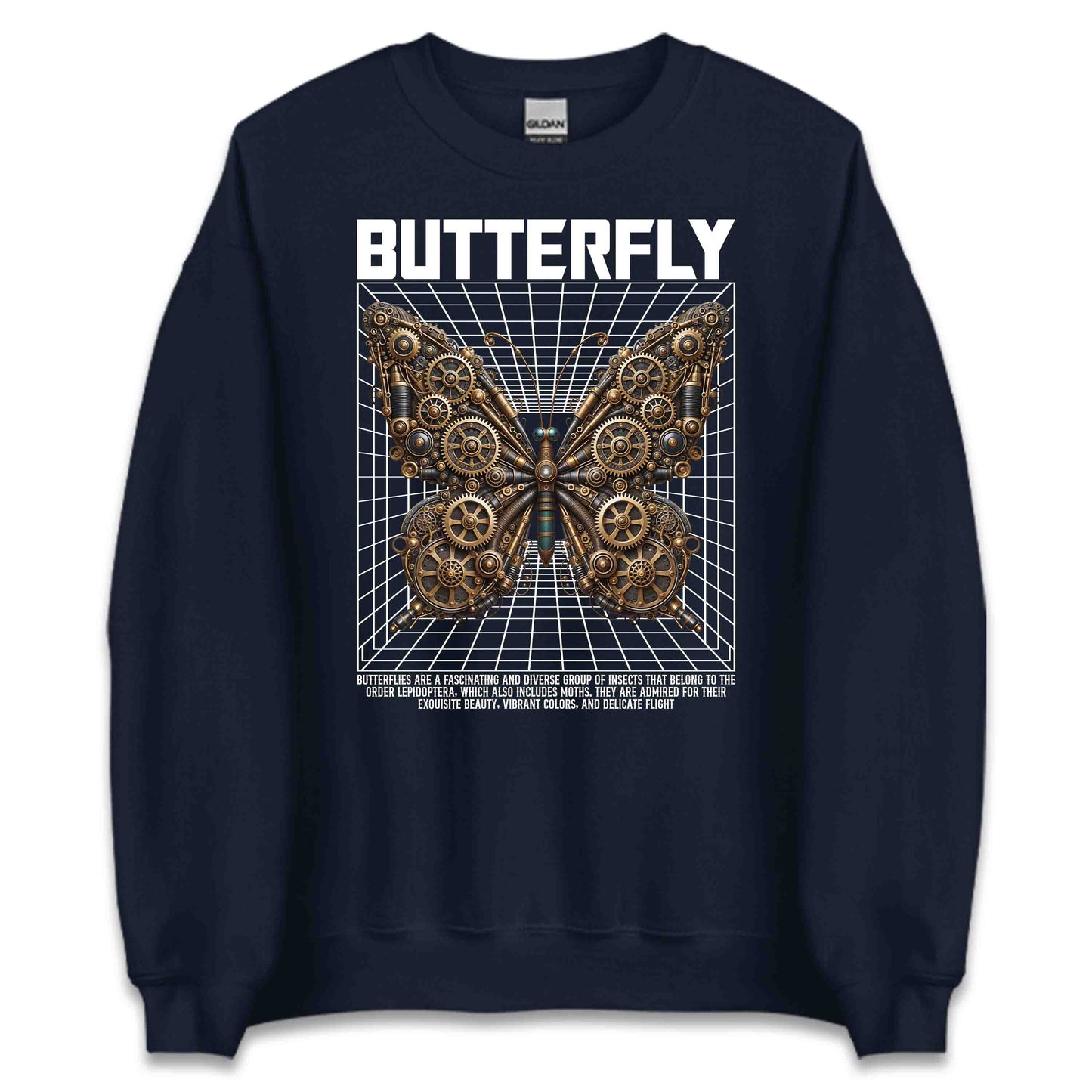 Mechanical Steampunk Butterfly Cyberpunk-Inspired Retro Futuristic Butterfly | PRODUCT CODE: SMCHENABUTFY