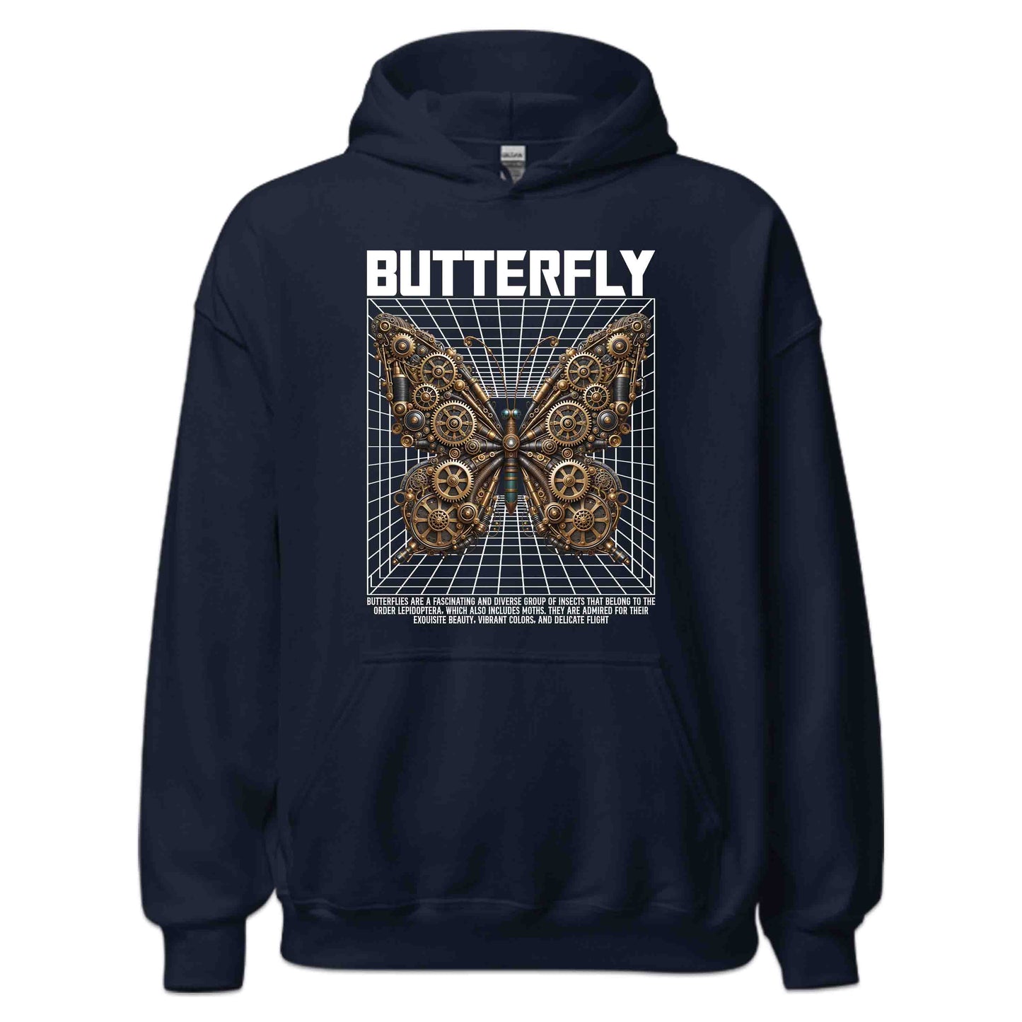 Mechanical Steampunk Butterfly Cyberpunk-Inspired Retro Futuristic Butterfly | PRODUCT CODE: SMCHENABUTFY