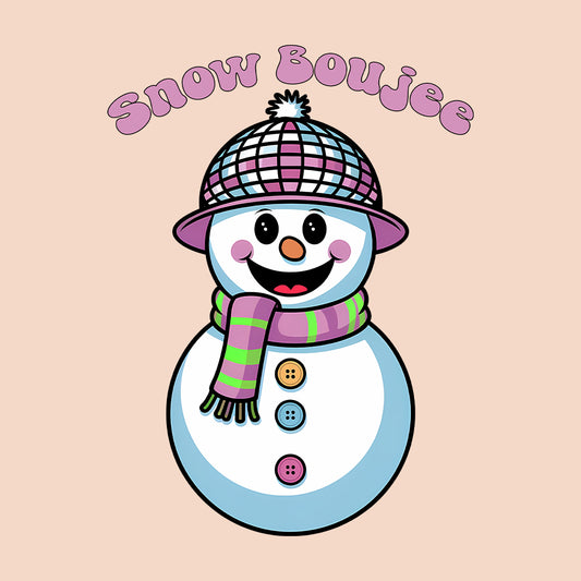 Christmas Snowman Xmas Snow Boujee | PRODUCT CODE: SNBJUECHRTD