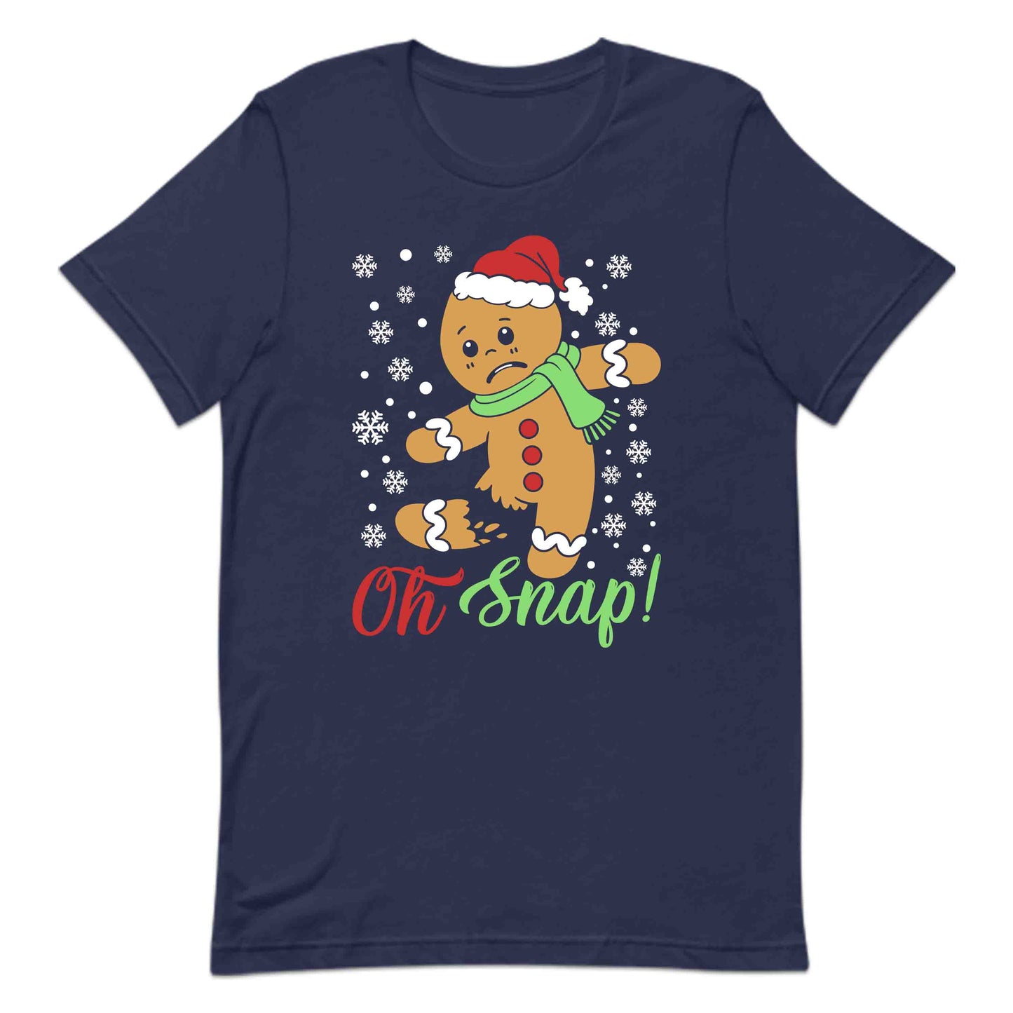 Oh Snap Christmas Gingerbread Funny Xmas Treat | PRODUCT CODE: SNOHPACHTYGNR