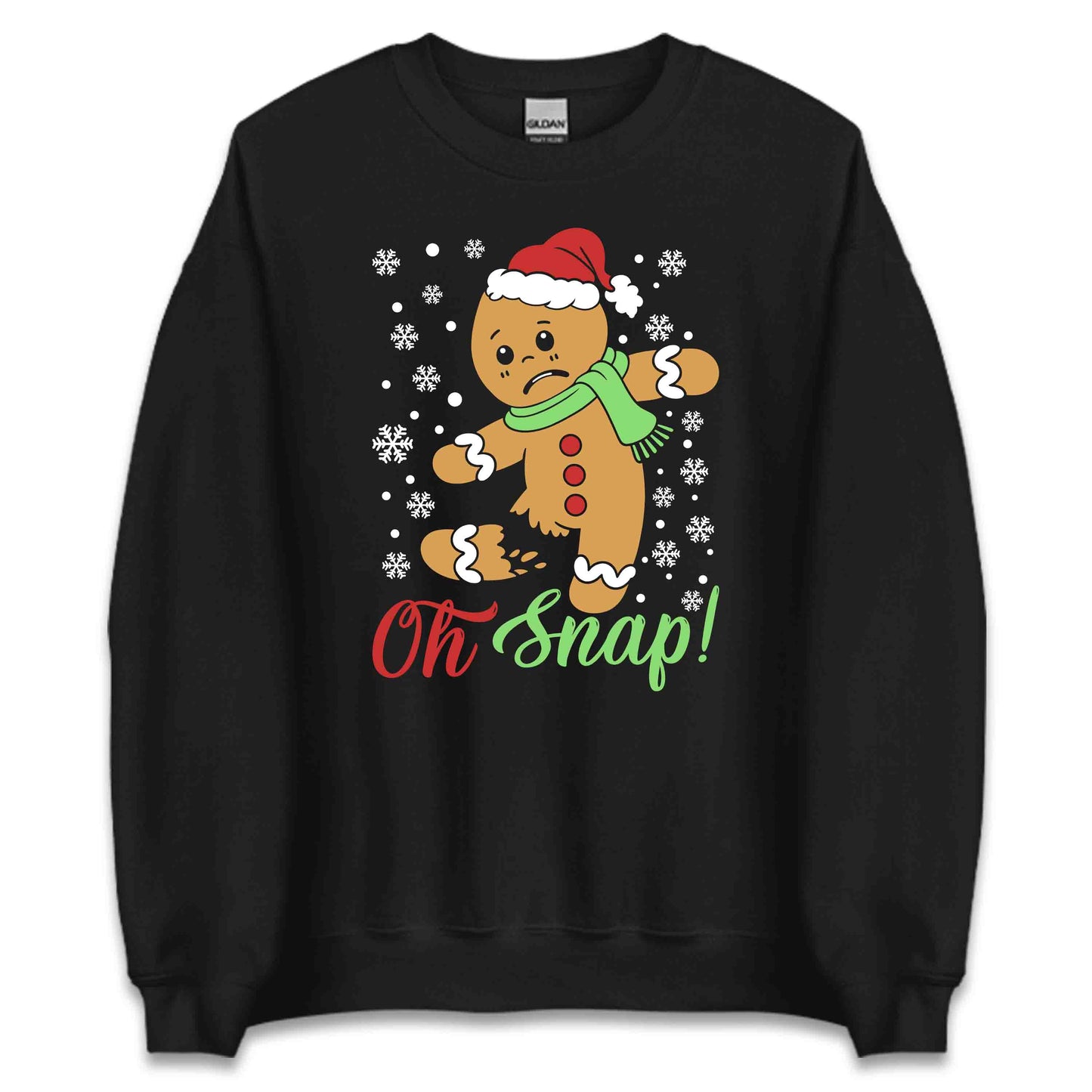 Oh Snap Christmas Gingerbread Funny Xmas Treat | PRODUCT CODE: SNOHPACHTYGNR
