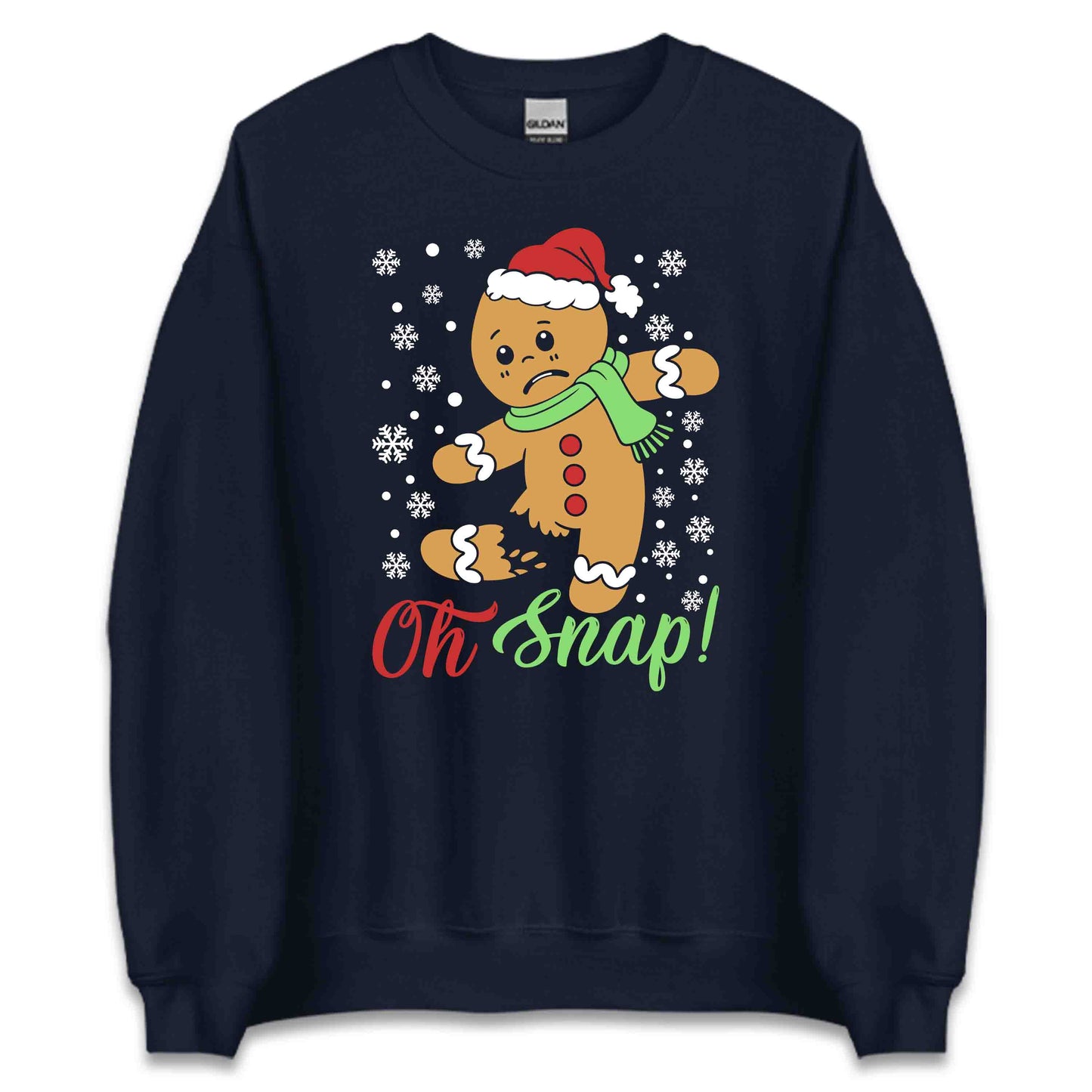 Oh Snap Christmas Gingerbread Funny Xmas Treat | PRODUCT CODE: SNOHPACHTYGNR