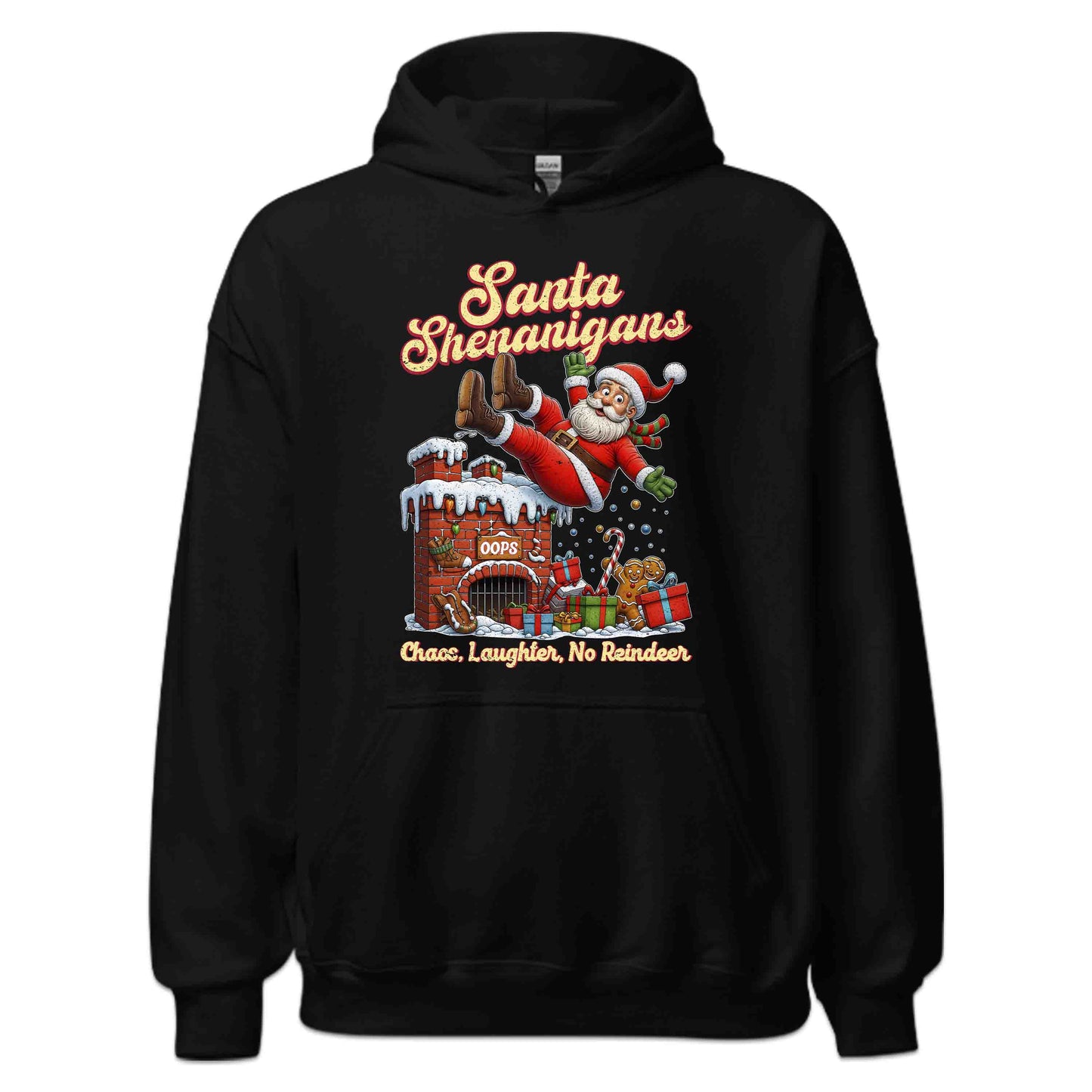 Santa Shenanigans Christmas Santa’s Epic Chimney Fail Comical Xmas | PRODUCT CODE: SNTGSHLIREPC