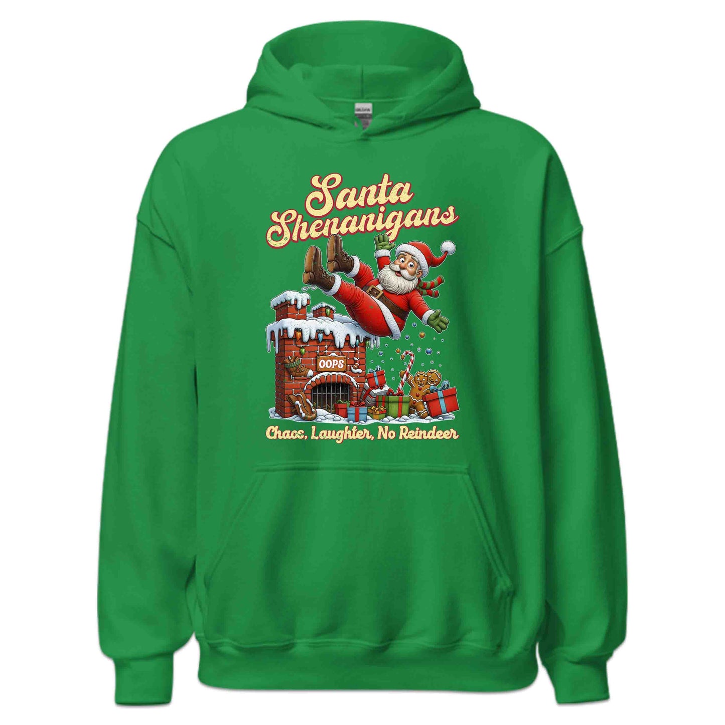 Santa Shenanigans Christmas Santa’s Epic Chimney Fail Comical Xmas | PRODUCT CODE: SNTGSHLIREPC
