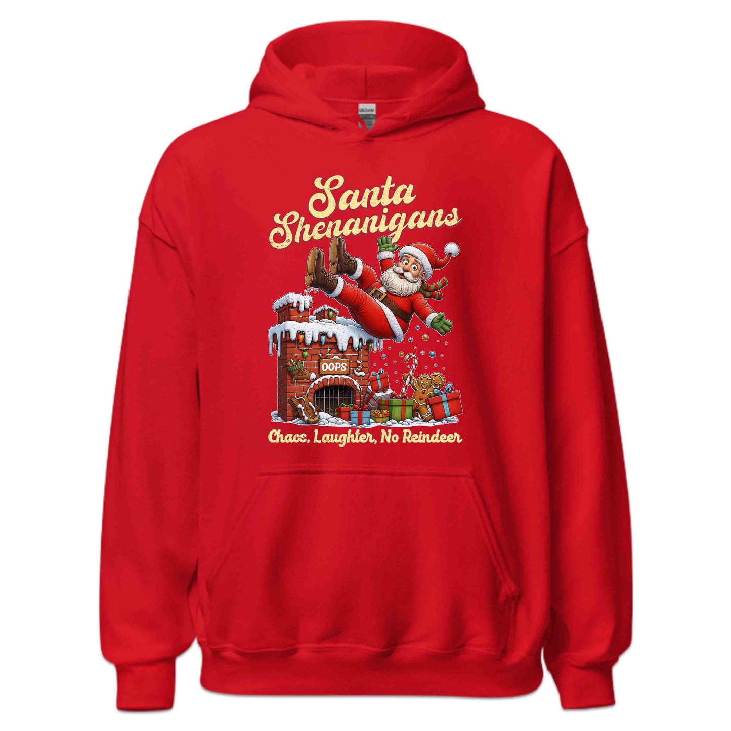 Santa Shenanigans Christmas Santa’s Epic Chimney Fail Comical Xmas | PRODUCT CODE: SNTGSHLIREPC