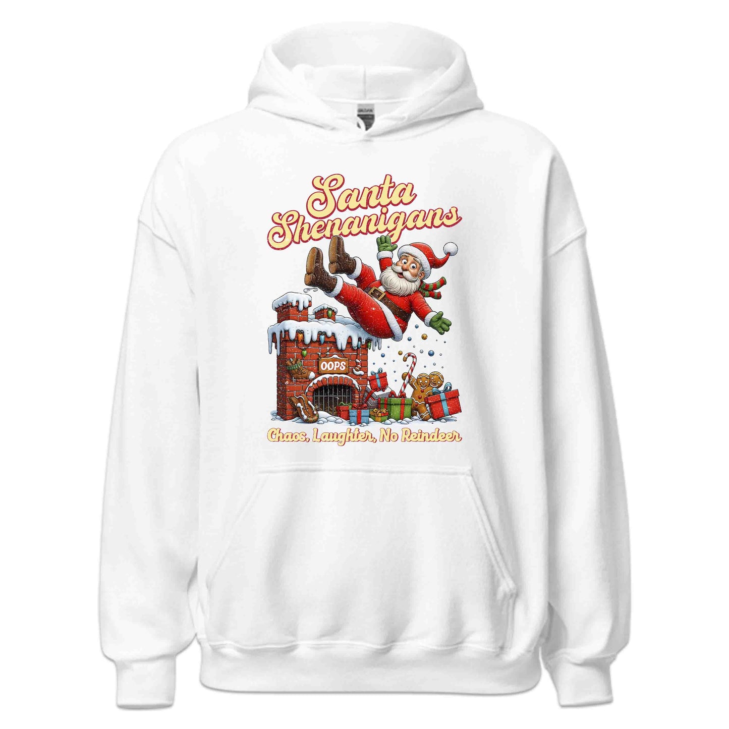 Santa Shenanigans Christmas Santa’s Epic Chimney Fail Comical Xmas | PRODUCT CODE: SNTGSHLIREPC