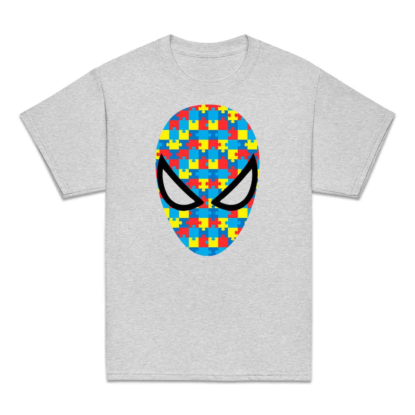 Spider-Man Autism Awareness Kids T-Shirt | Puzzle Piece Hero Mask Jumper | Marvel Inclusion Hoodie | PRODUCT CODE: SPDBERWBIMA
