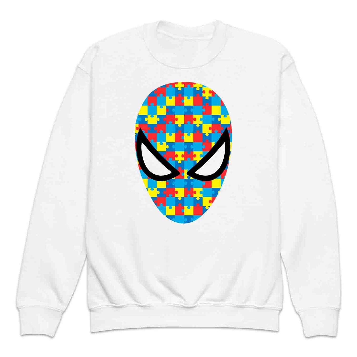 Spider-Man Autism Awareness Kids T-Shirt | Puzzle Piece Hero Mask Jumper | Marvel Inclusion Hoodie | PRODUCT CODE: SPDBERWBIMA
