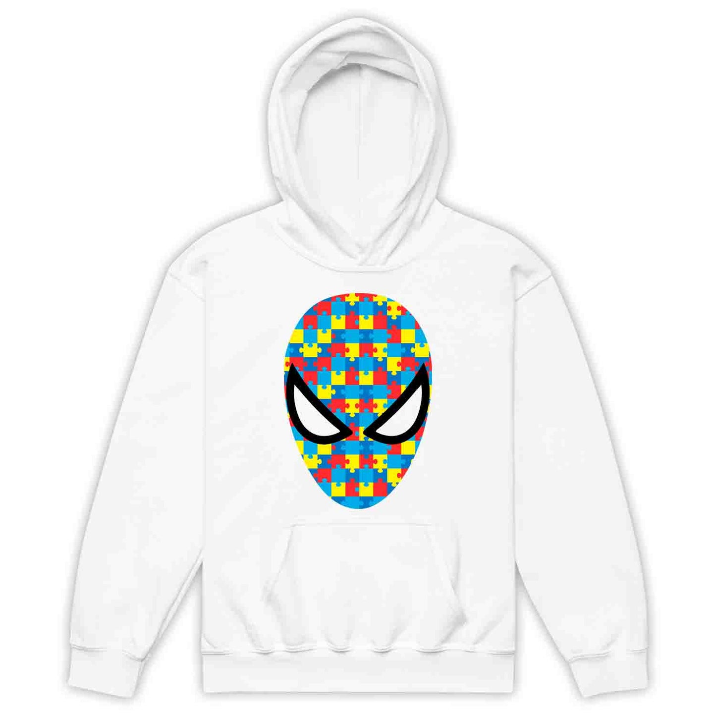 Spider-Man Autism Awareness Kids T-Shirt | Puzzle Piece Hero Mask Jumper | Marvel Inclusion Hoodie | PRODUCT CODE: SPDBERWBIMA