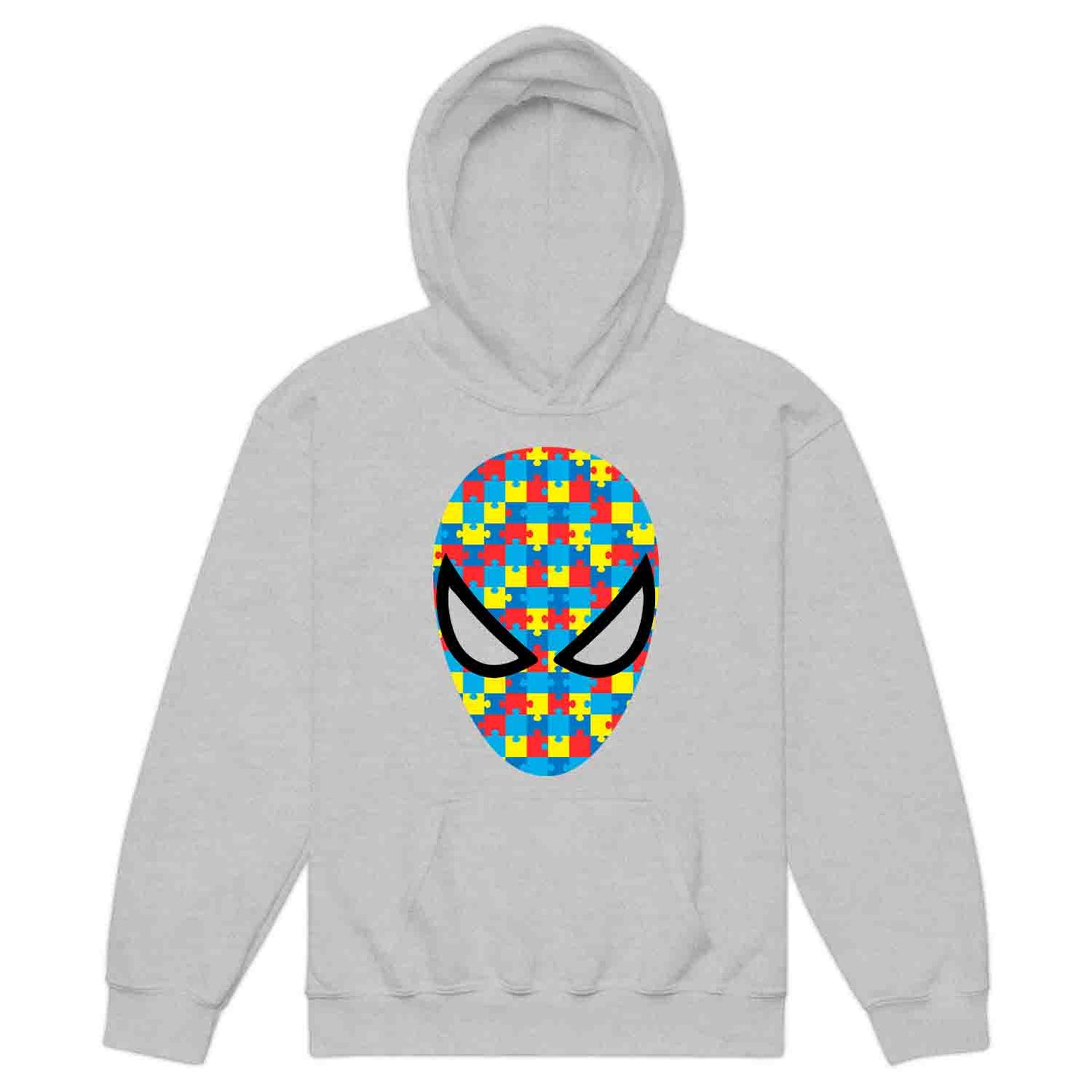 Spider-Man Autism Awareness Kids T-Shirt | Puzzle Piece Hero Mask Jumper | Marvel Inclusion Hoodie | PRODUCT CODE: SPDBERWBIMA