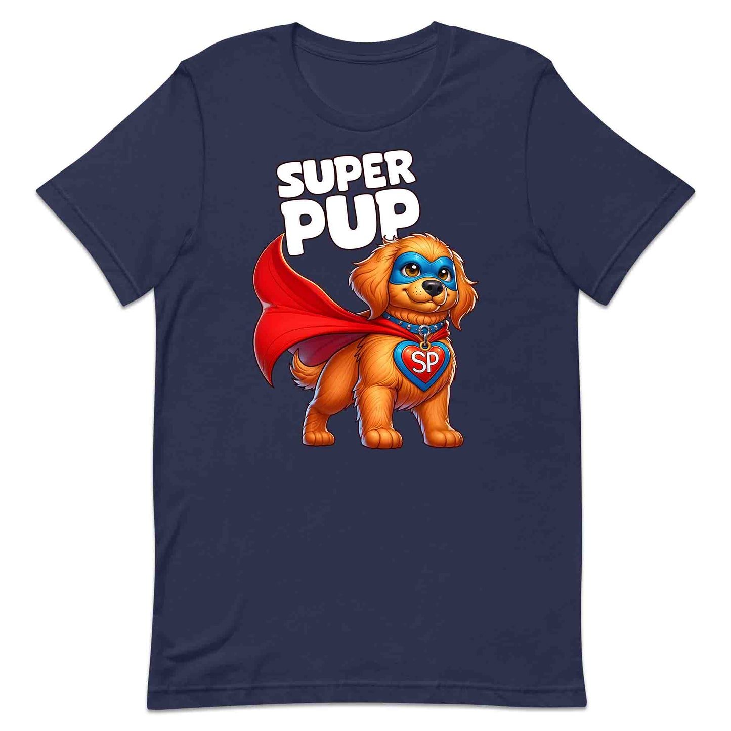 Super Pup Hero Dog T-Shirt | Cute Superhero Puppy Jumper | Funny Pet Lover Hoodie | PRODUCT CODE: SPETRUMNCPA