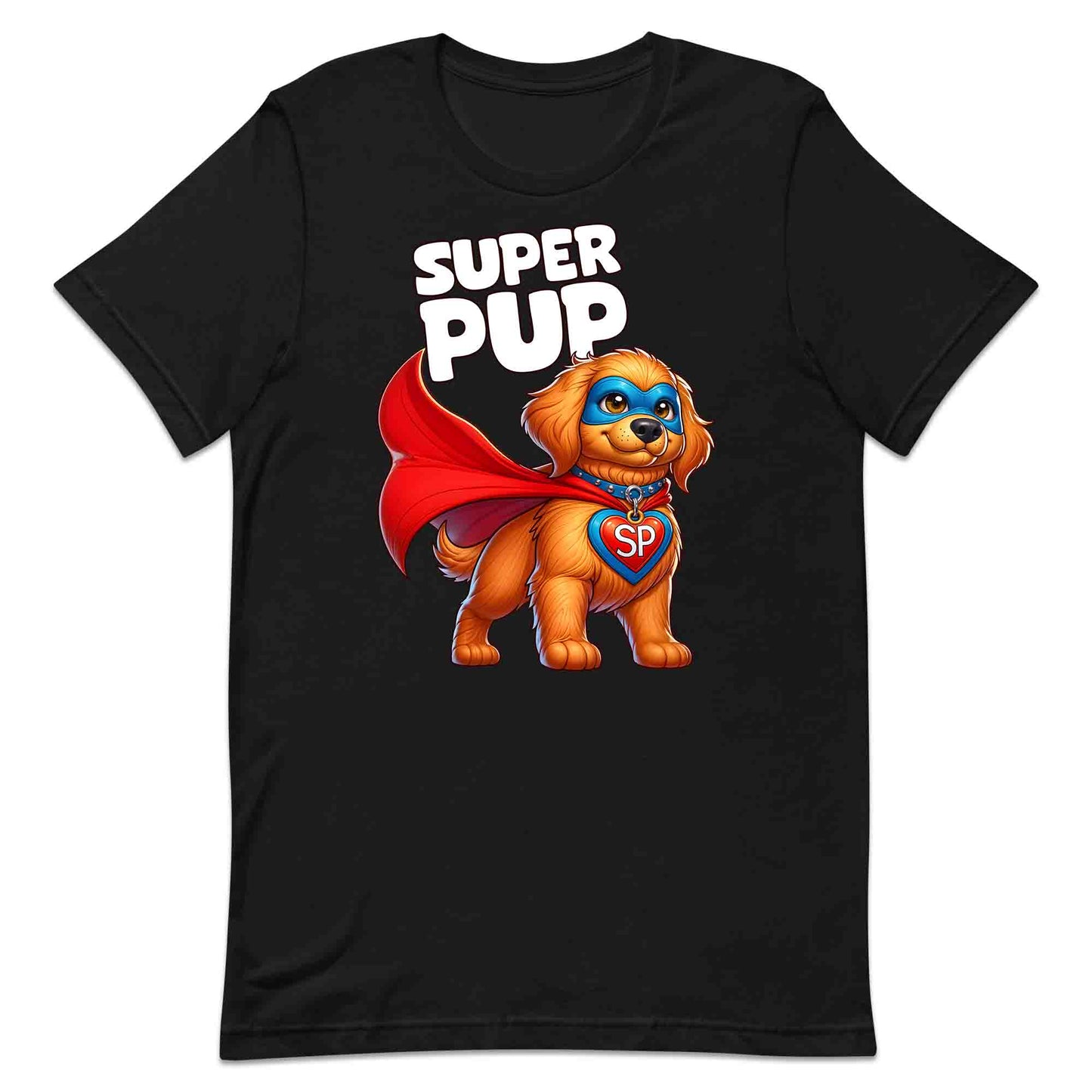 Super Pup Hero Dog T-Shirt | Cute Superhero Puppy Jumper | Funny Pet Lover Hoodie | PRODUCT CODE: SPETRUMNCPA
