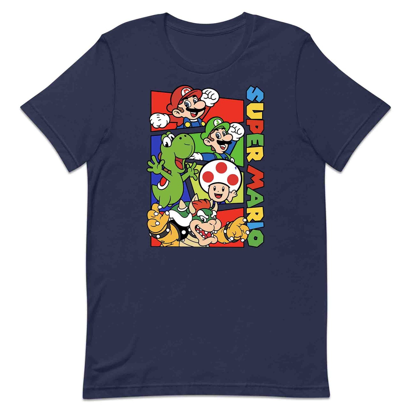 Super Mario Bros T-Shirt | Retro Nintendo Gamer Jumper | Mario, Luigi, Yoshi, Bowser & Toad Hoodie | PRODUCT CODE: SPFUEBNMRC