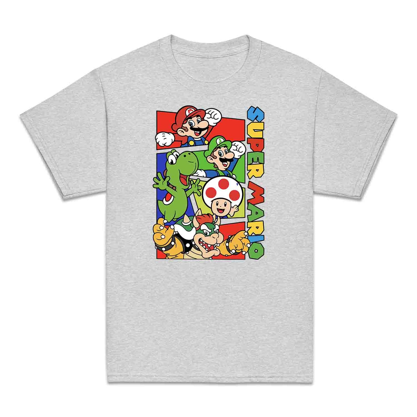 Super Mario Bros Kids T-Shirt | Retro Nintendo Gamer Jumper | Mario, Luigi, Yoshi, Bowser & Toad Hoodie | PRODUCT CODE: SPFUEBNMRC