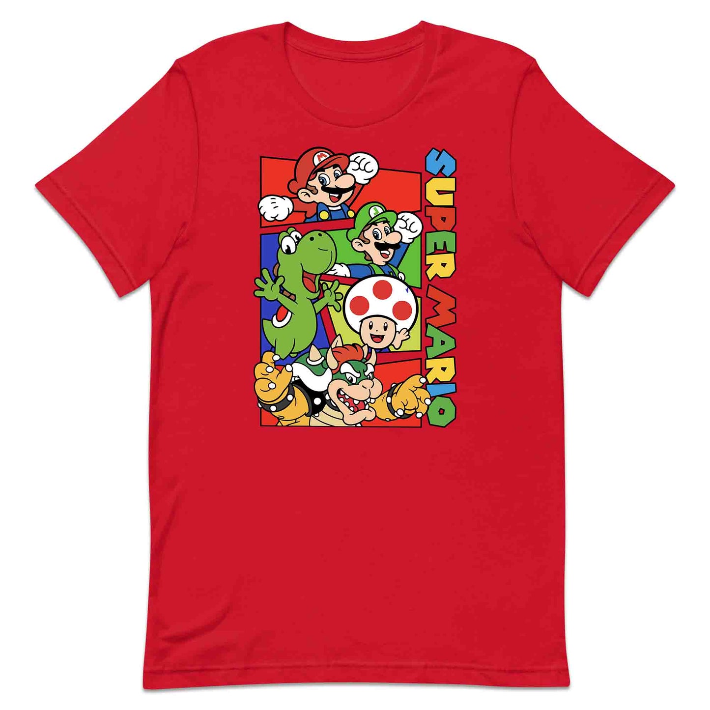 Super Mario Bros T-Shirt | Retro Nintendo Gamer Jumper | Mario, Luigi, Yoshi, Bowser & Toad Hoodie | PRODUCT CODE: SPFUEBNMRC