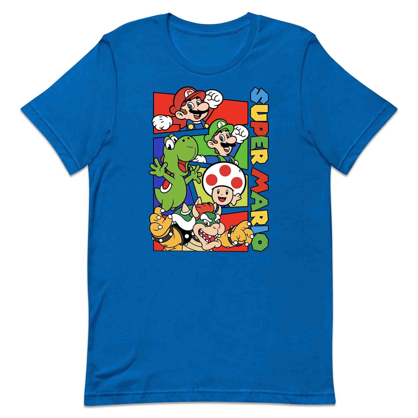 Super Mario Bros T-Shirt | Retro Nintendo Gamer Jumper | Mario, Luigi, Yoshi, Bowser & Toad Hoodie | PRODUCT CODE: SPFUEBNMRC