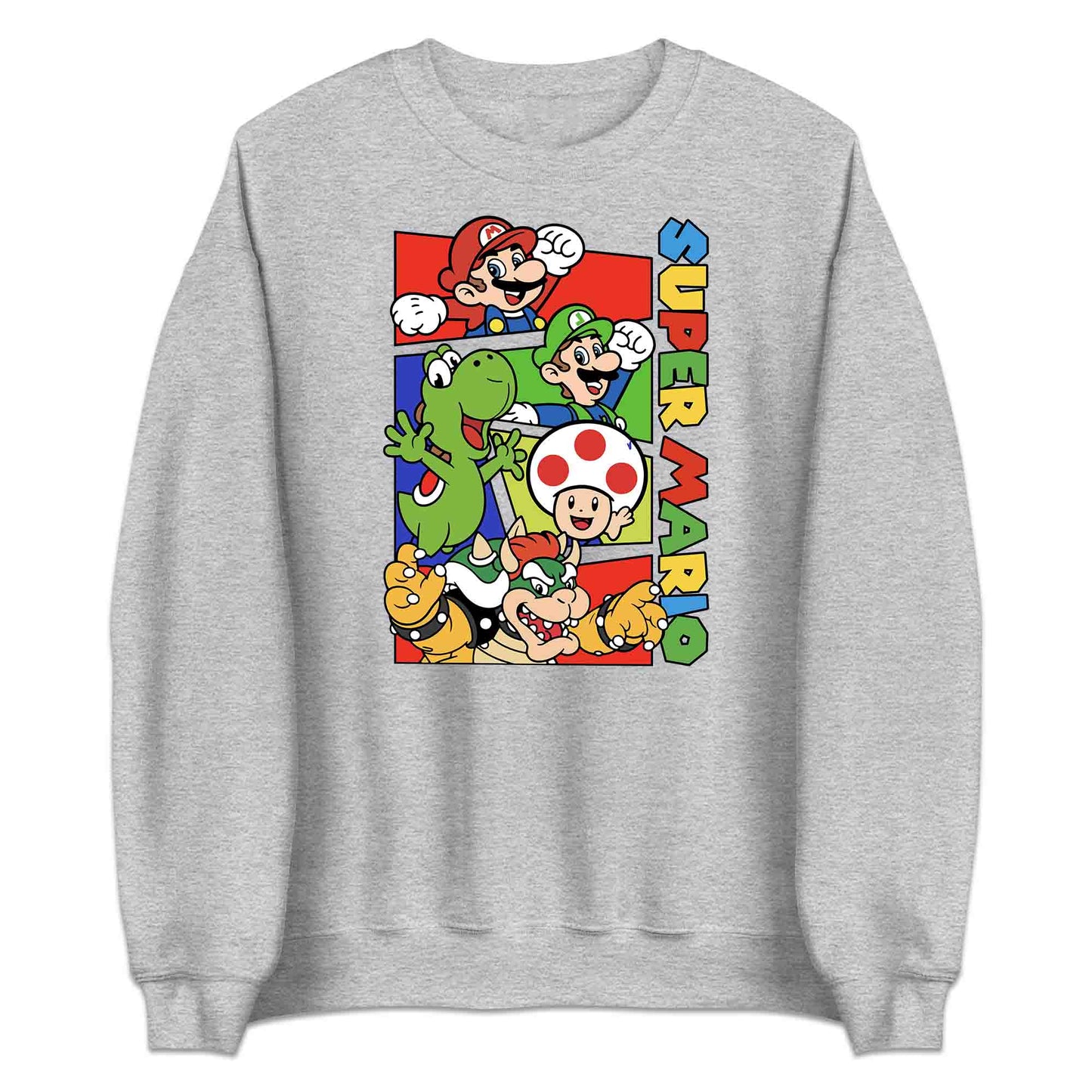 Super Mario Bros T-Shirt | Retro Nintendo Gamer Jumper | Mario, Luigi, Yoshi, Bowser & Toad Hoodie | PRODUCT CODE: SPFUEBNMRC