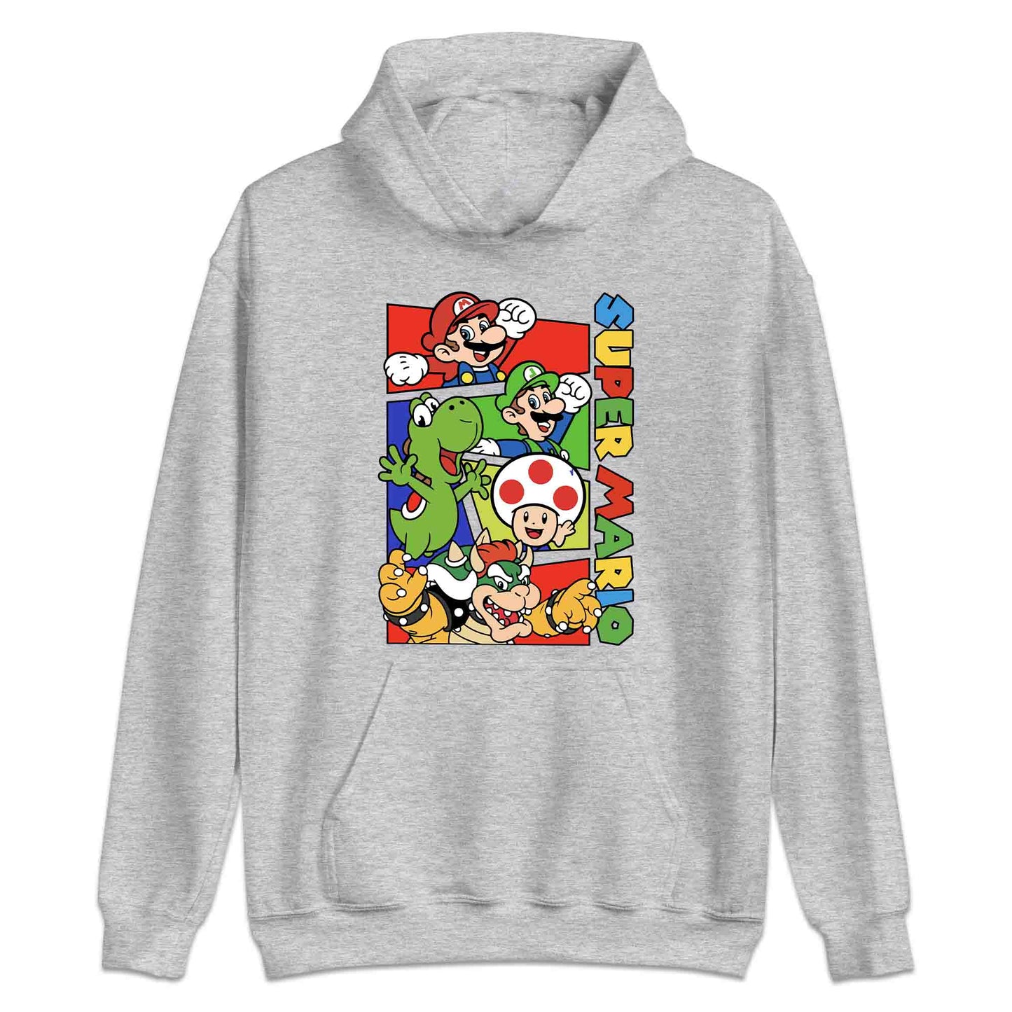 Super Mario Bros T-Shirt | Retro Nintendo Gamer Jumper | Mario, Luigi, Yoshi, Bowser & Toad Hoodie | PRODUCT CODE: SPFUEBNMRC
