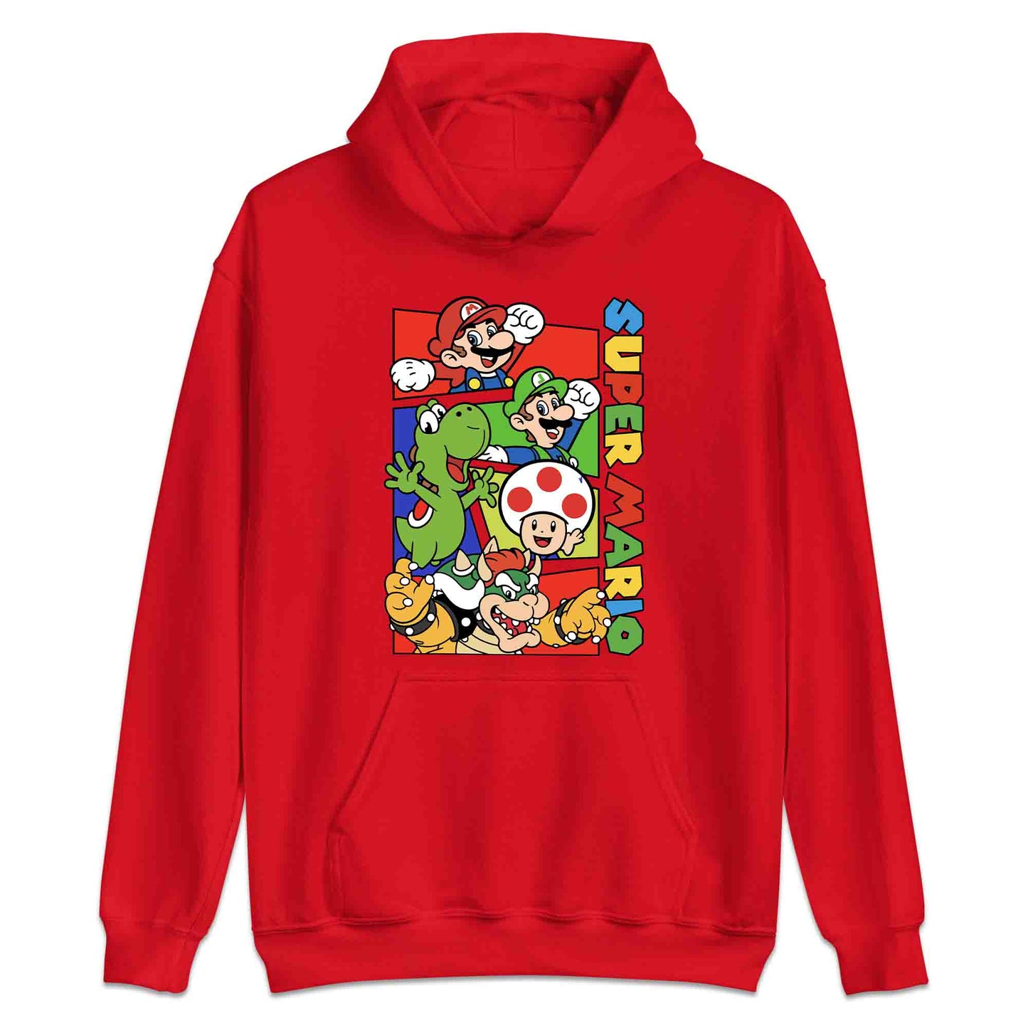 Super Mario Bros T-Shirt | Retro Nintendo Gamer Jumper | Mario, Luigi, Yoshi, Bowser & Toad Hoodie | PRODUCT CODE: SPFUEBNMRC