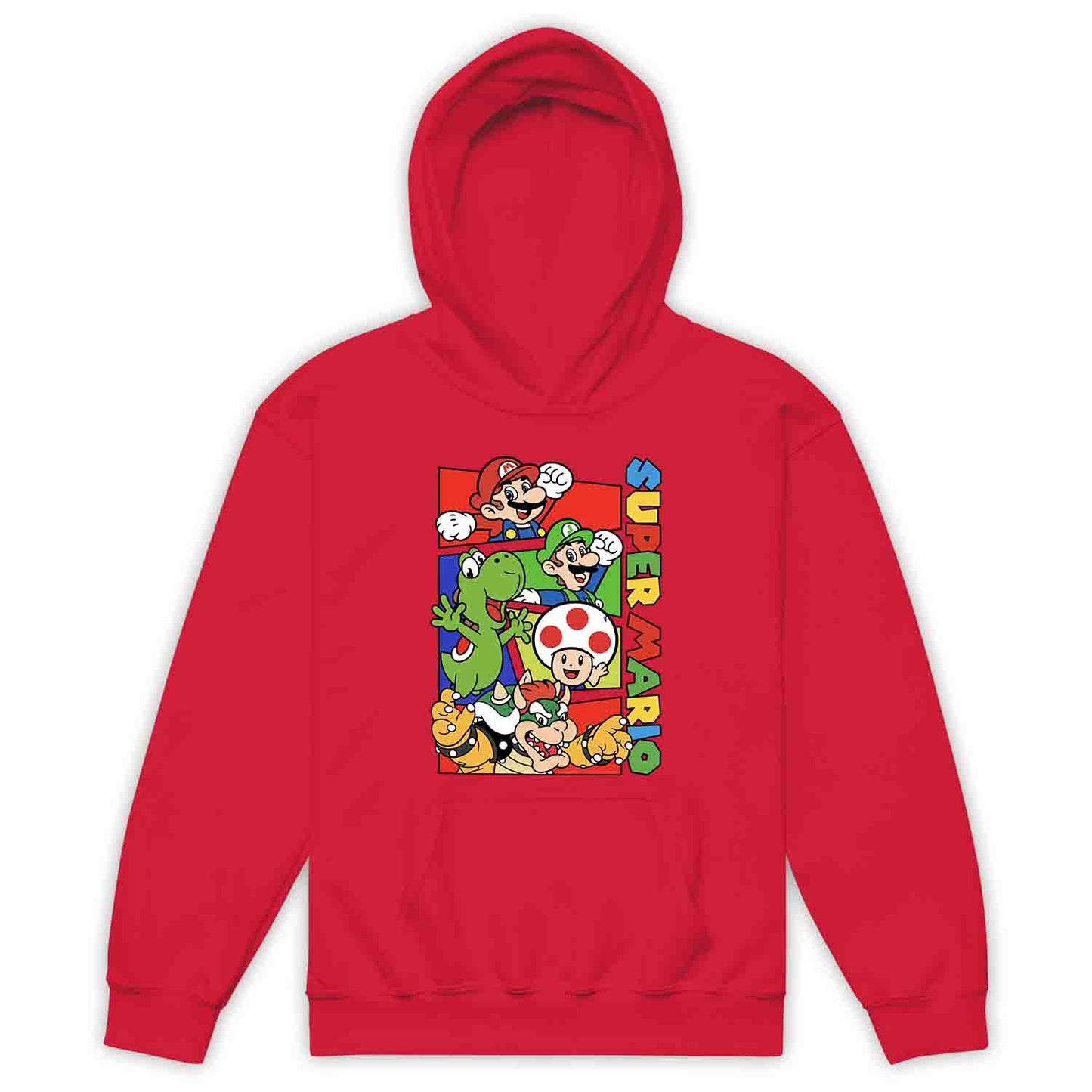 Super Mario Bros Kids T-Shirt | Retro Nintendo Gamer Jumper | Mario, Luigi, Yoshi, Bowser & Toad Hoodie | PRODUCT CODE: SPFUEBNMRC