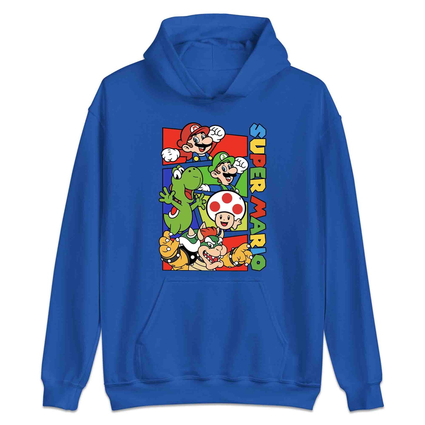 Super Mario Bros T-Shirt | Retro Nintendo Gamer Jumper | Mario, Luigi, Yoshi, Bowser & Toad Hoodie | PRODUCT CODE: SPFUEBNMRC