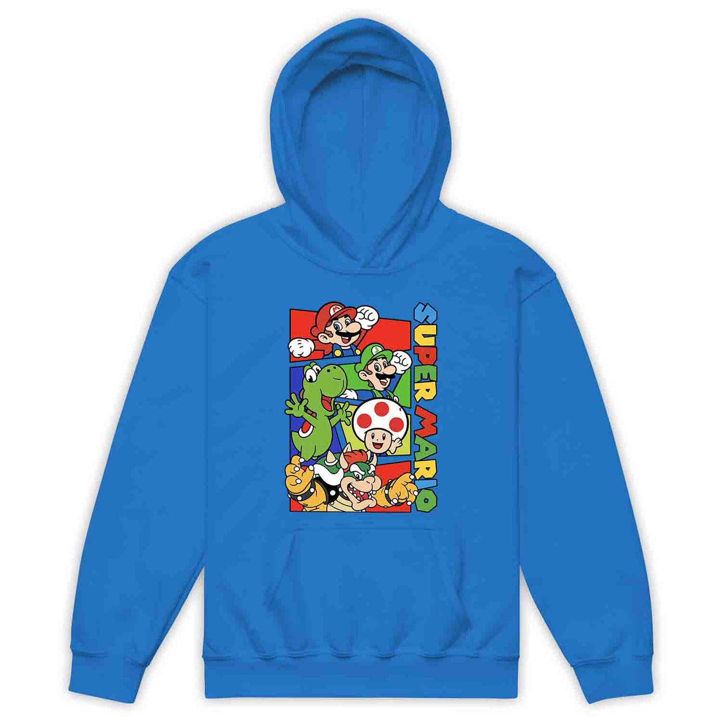Super Mario Bros Kids T-Shirt | Retro Nintendo Gamer Jumper | Mario, Luigi, Yoshi, Bowser & Toad Hoodie | PRODUCT CODE: SPFUEBNMRC