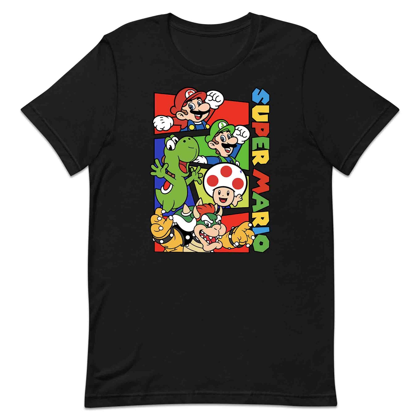 Super Mario Bros T-Shirt | Retro Nintendo Gamer Jumper | Mario, Luigi, Yoshi, Bowser & Toad Hoodie | PRODUCT CODE: SPFUEBNMRC