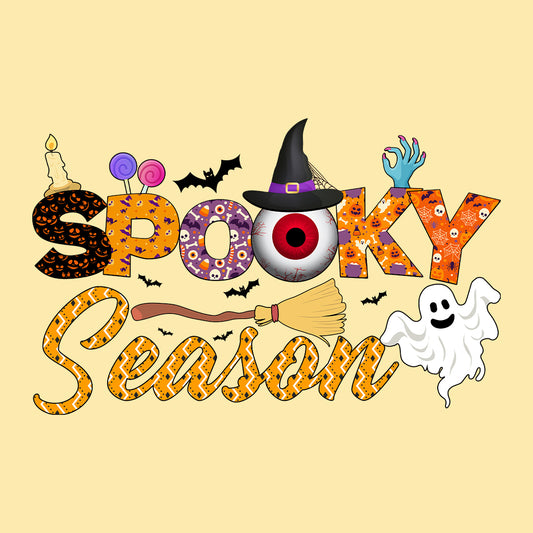 Spooky Season Witch Broom Halloween | PRODUCT CODE: SPKAHLWGB